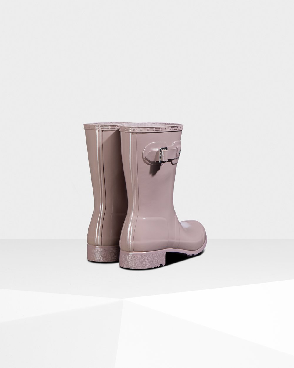 Galochas Curtas Hunter Feminina Roxo - Original Tour Foldable Gloss - 76SNFCHDX
